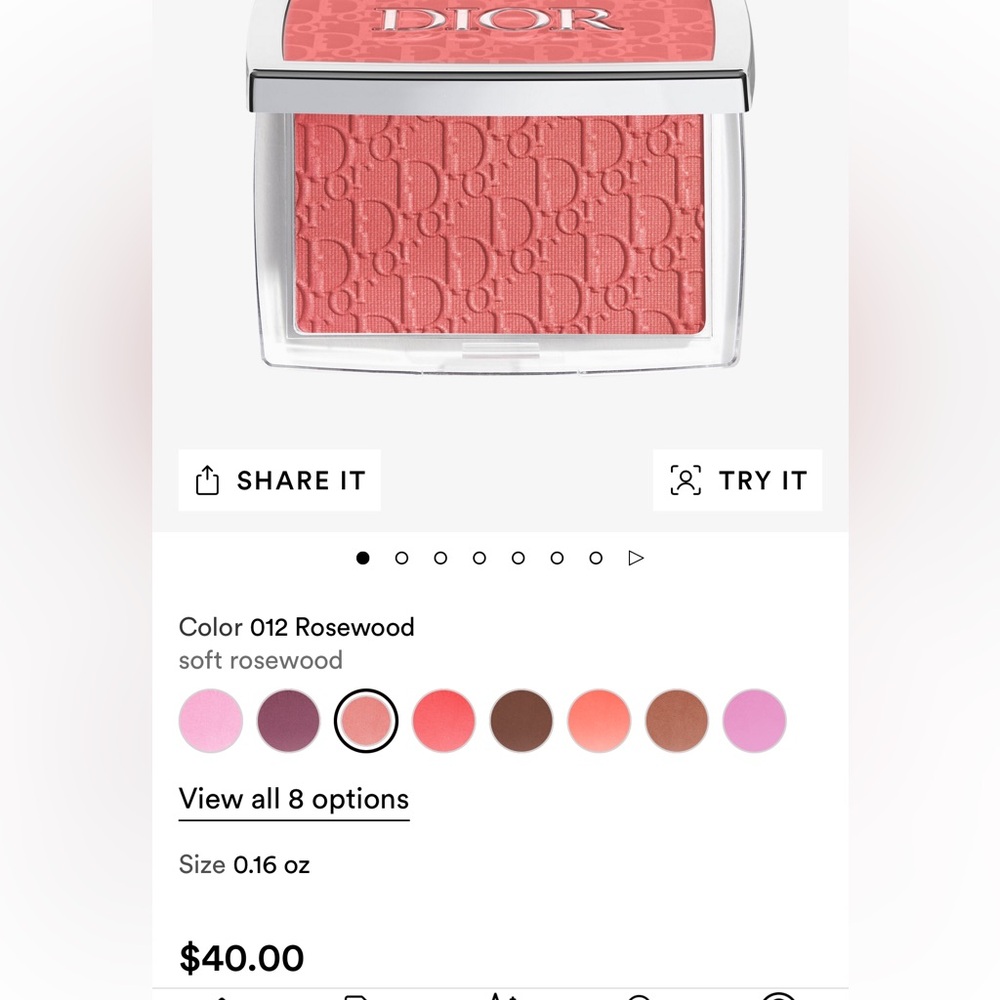 Dior rosy glow in rosewood